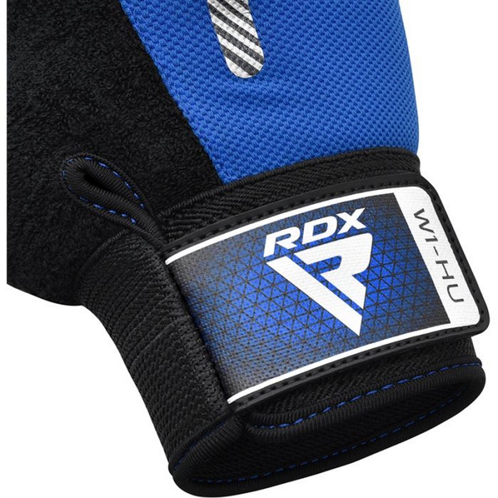 Перчатки RDX Gym Weight Lifting W1H черный\синий