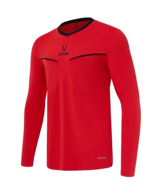 Лонгслив судейский Jogel DIVISION PerFormDRY Referee LS Tee 2.0, красный