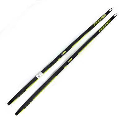 Лыжи беговые Fischer Carbonlite SK Plus Medium IFP (черный/желтый) N11522