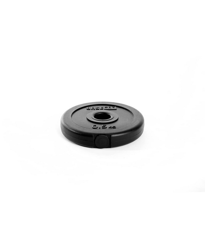 Диск пластиковый 0,5 кг, d26 мм BaseFit BB-203 черный