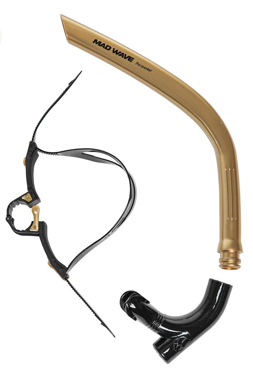 Дыхательный тренажер Mad Wave Pro snorkel M0773 01 0 18W Золото