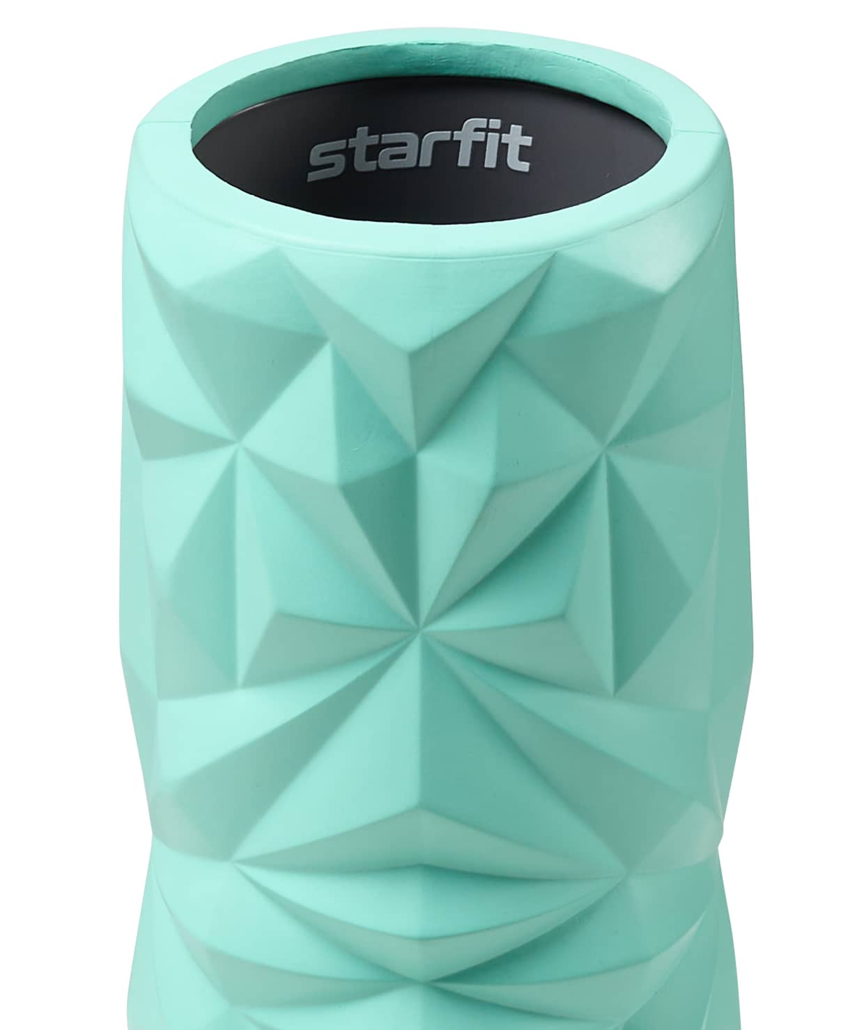Ролик массажный Star Fit FA-507, EVA/PP, средняя жесткость, 32,5x12,5 cм, мятный/серый