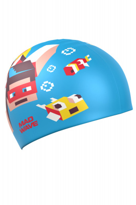Юниорская силиконовая шапочка Mad Wave Diver M0574 21 0 04W