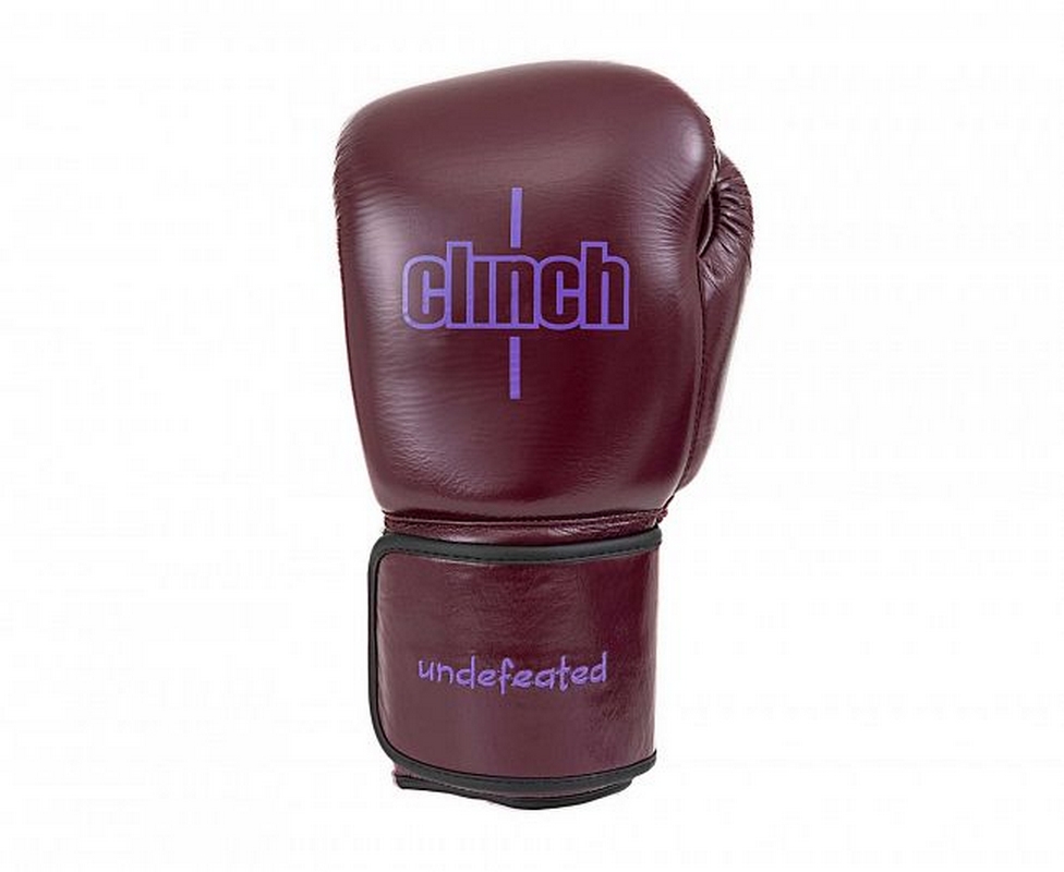 Перчатки боксерские Clinch Undefeated C161 бордовый