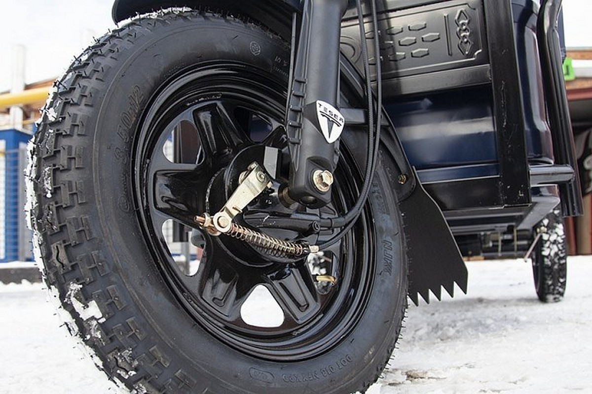 Грузовой электрический трицикл RuTrike D4 1800 60V1200W 021494-1982 темно-серый