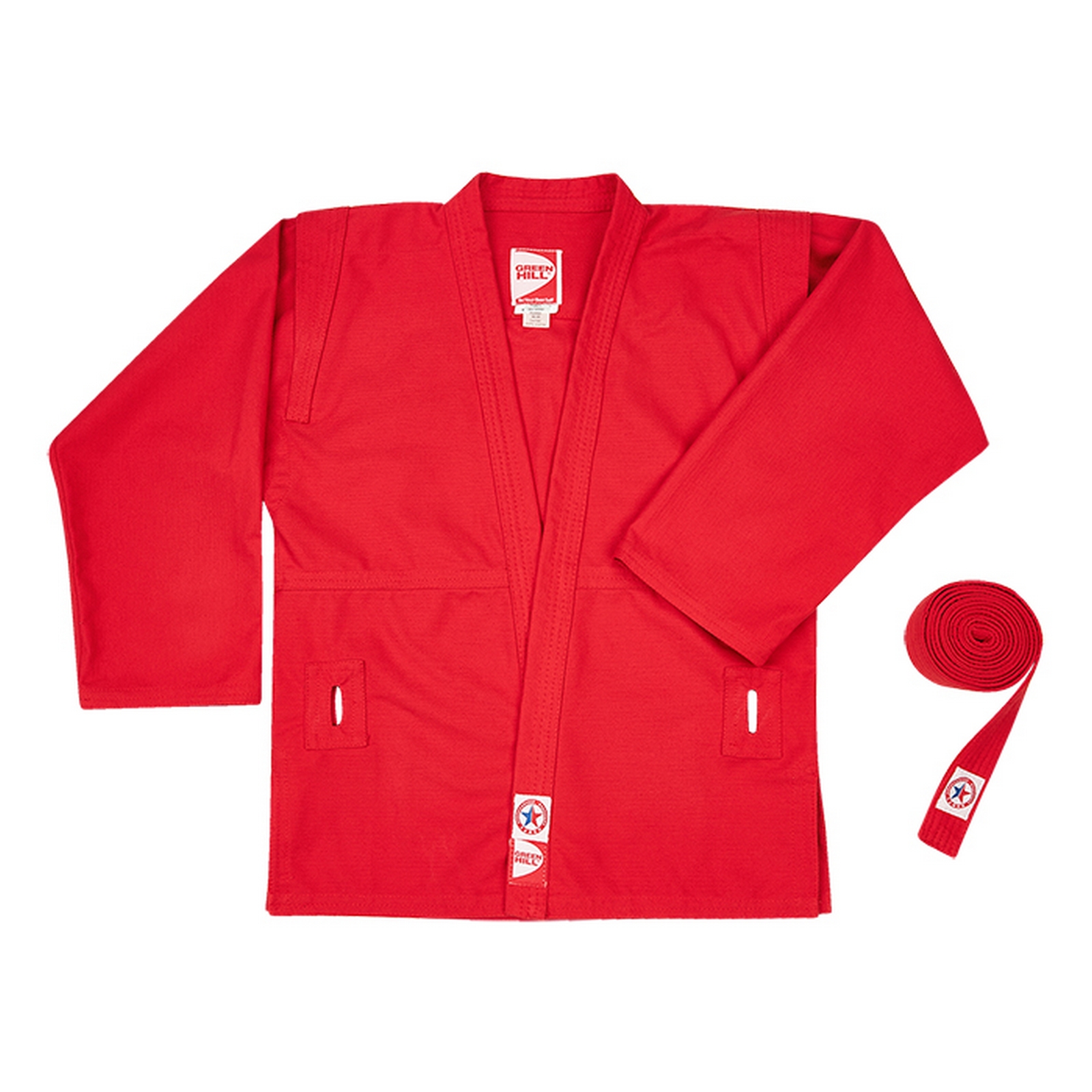 Куртка САМБО JUNIOR Green Hill SSJ-10369 красный