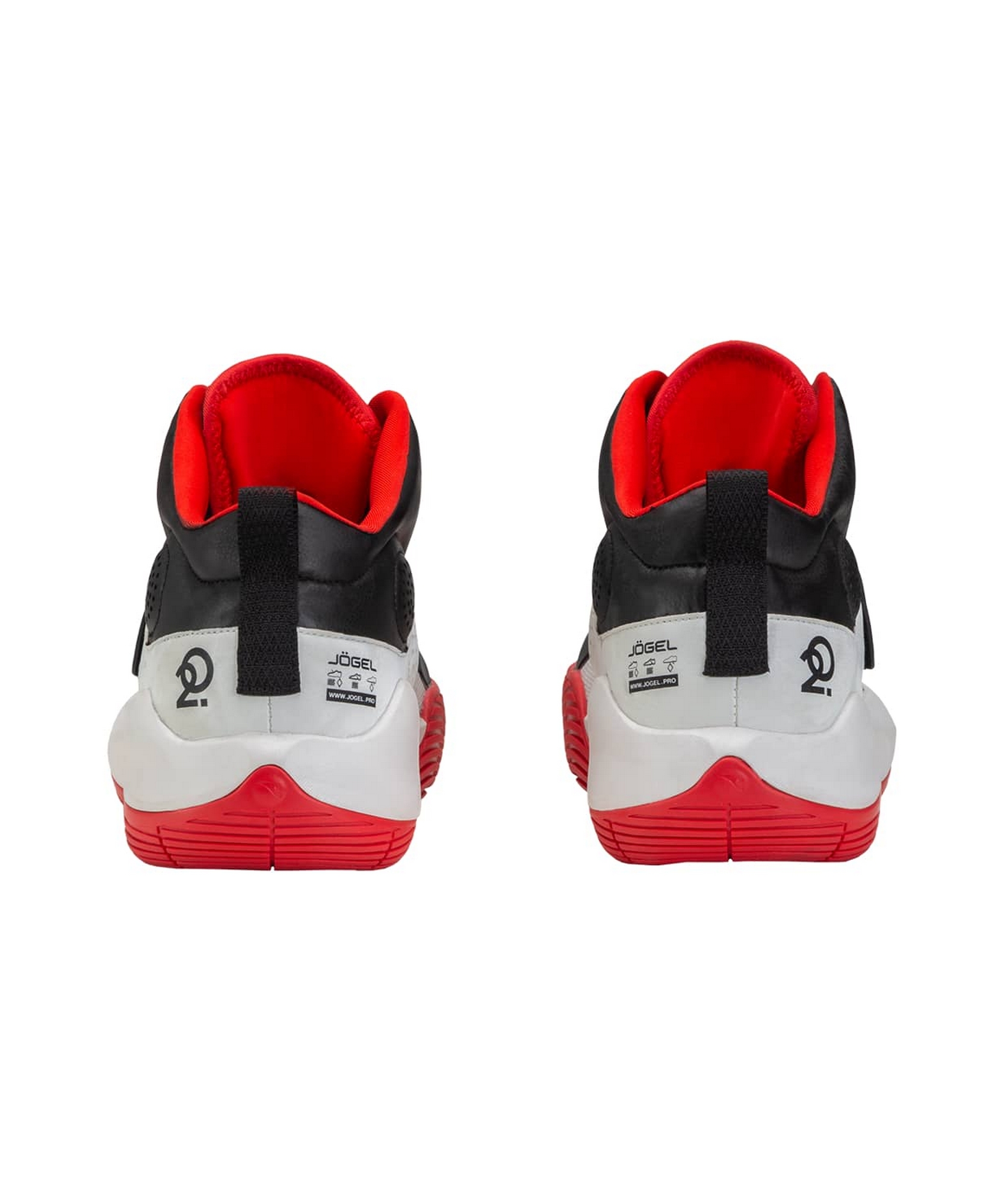 Кроссовки баскетбольные Jogel Launch MID, White\black\red