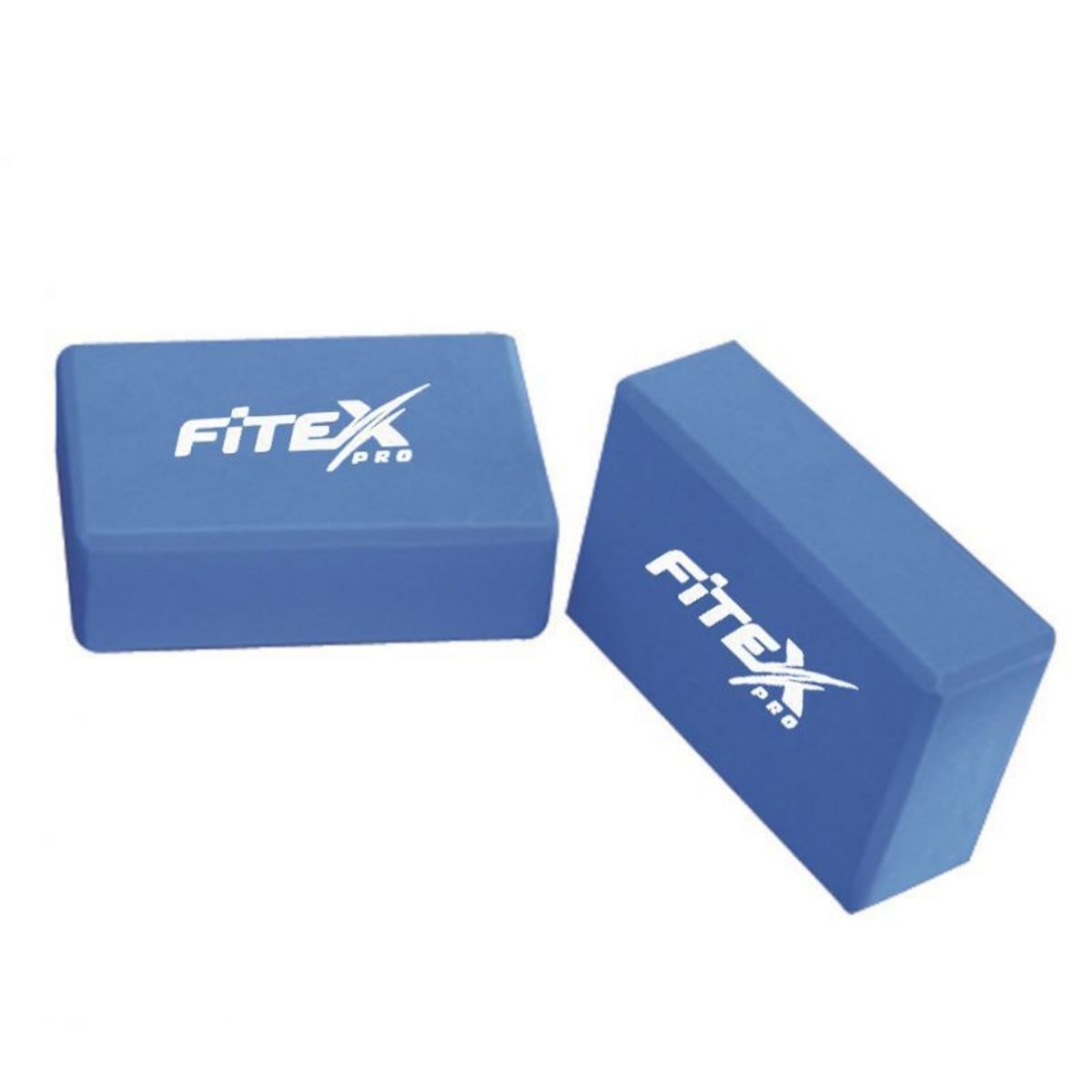 Блок для йоги 23х15х7,6см Fitex Pro FTX-1219 синий
