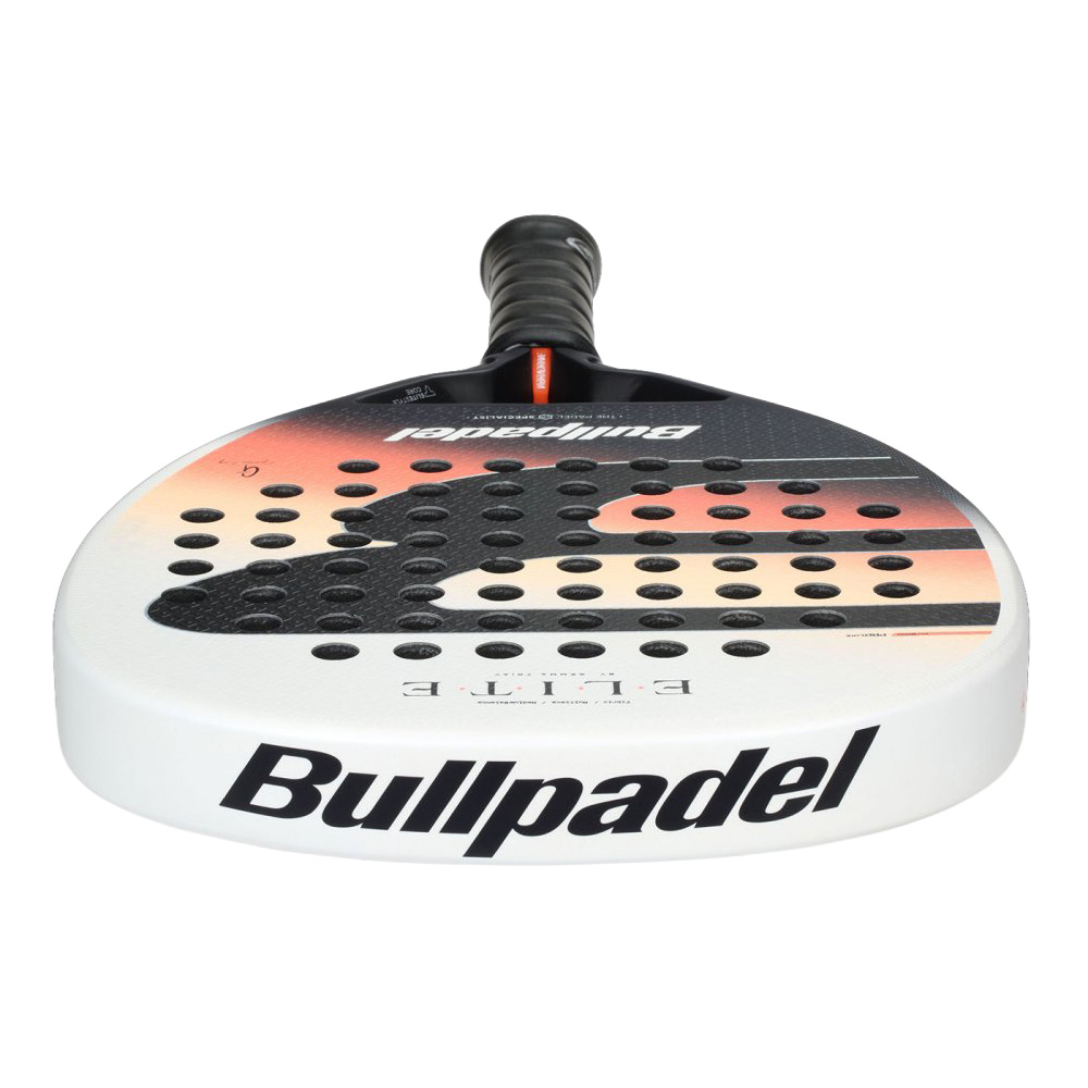 Ракетка для падела, для начинающих, стекловолокно Bullpadel Elite Women 2026 494406 бело-черно-оранжевый