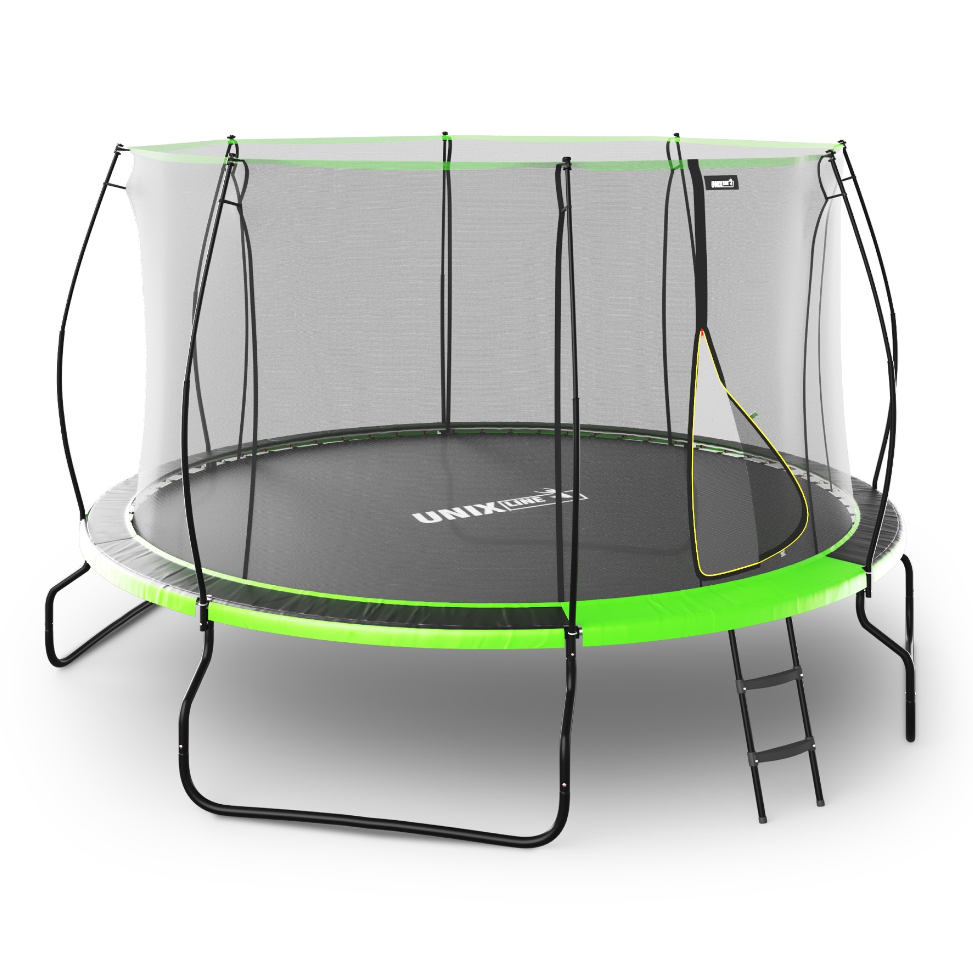 Батут 12 ft Unix Line UFO TRUF12GR4 Green