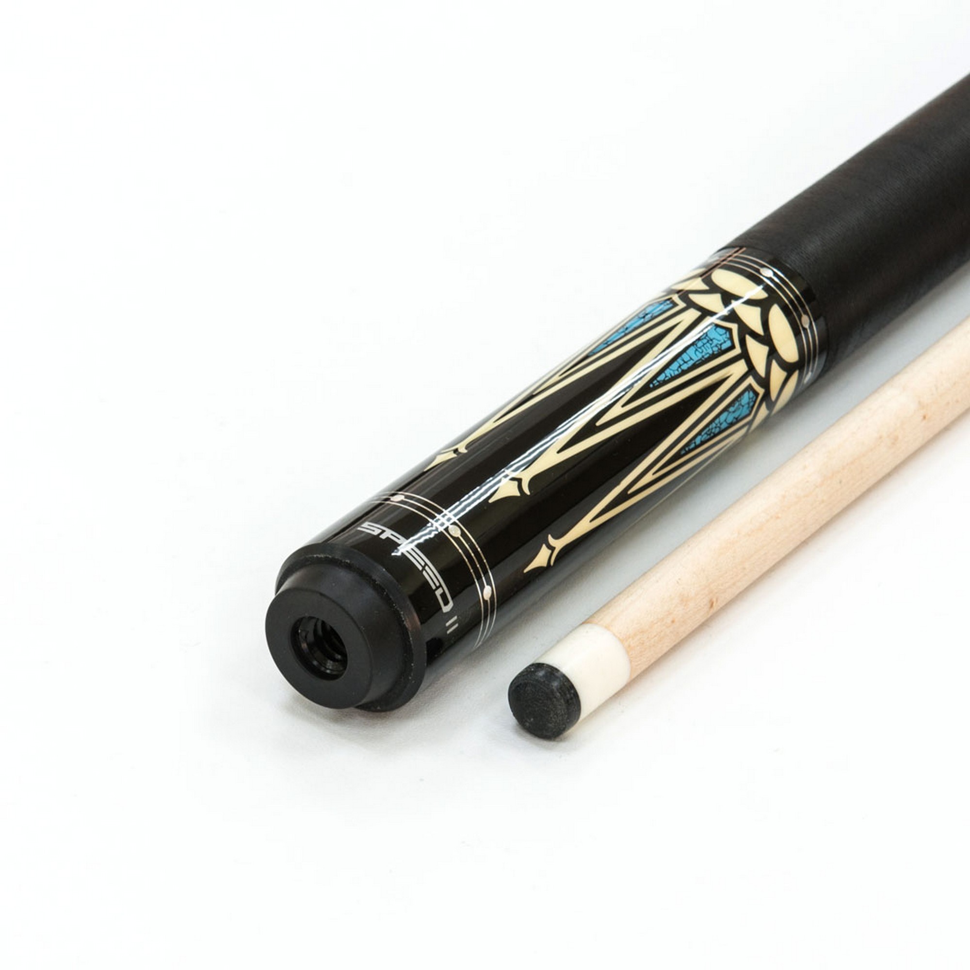 Кий \ пул 2-pc Weekend Classic Speed-1 20.150.57.0 черный, с оплеткой ирландский лен