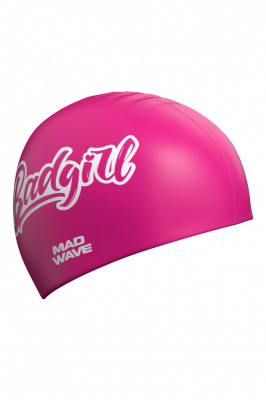 Силиконовая шапочка Mad Wave Bad girl M0555 35 0 00W розовый