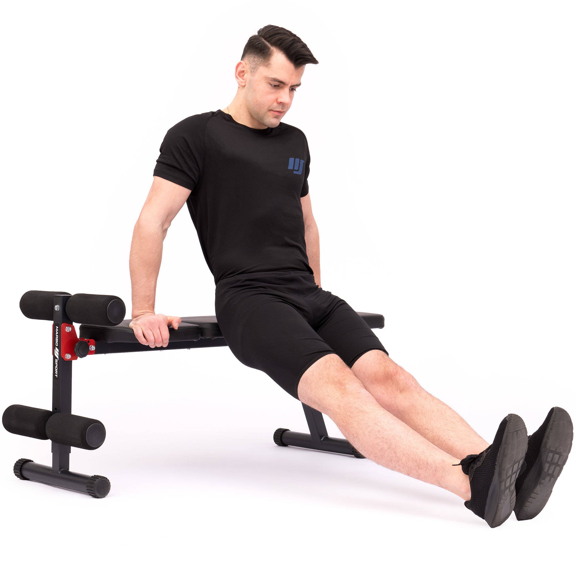 Cкамья для пресса-горизонтальная Marbo MH-L104 | Premium Fitness