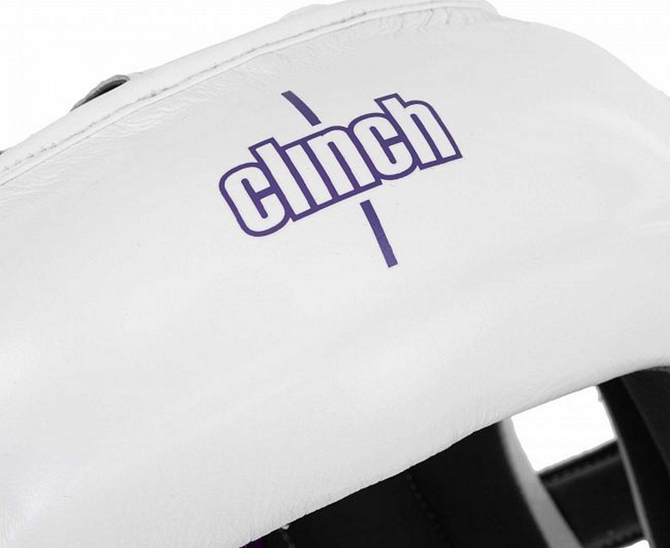 Шлем боксерский с бампером Clinch Undefeated C160 белый
