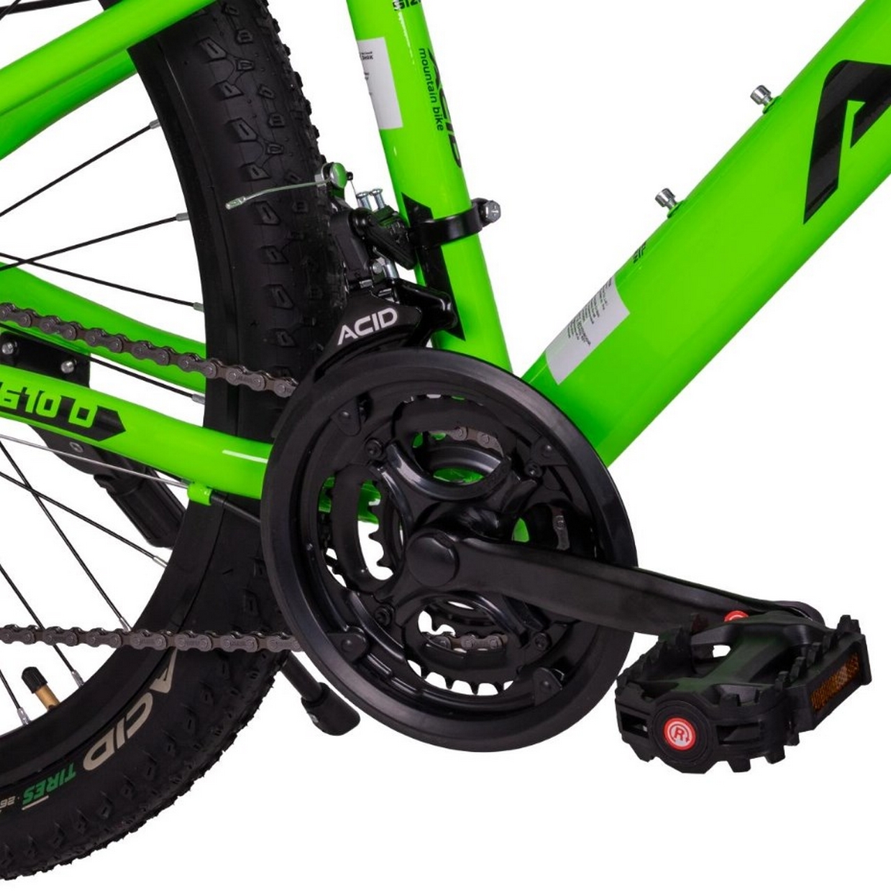 Велосипед 26" Acid F 610 D Neon 053961 Green\Black
