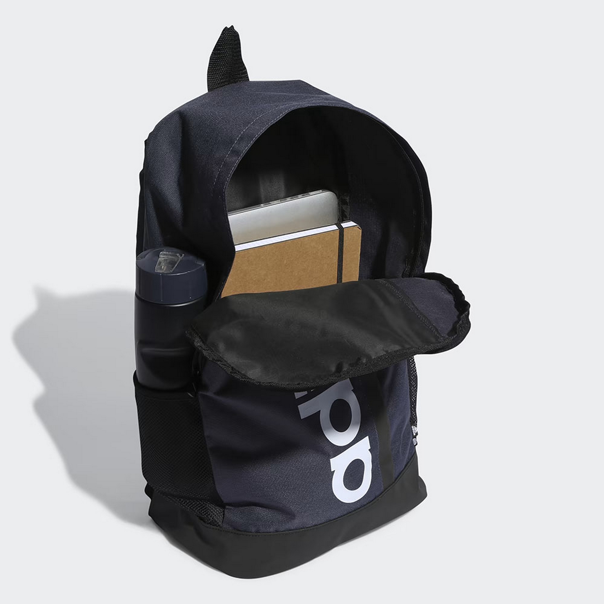 Рюкзак спортивный 46x26,5x14см, 22,5л Adidas Essentials Linear HR5343 Темно-синий