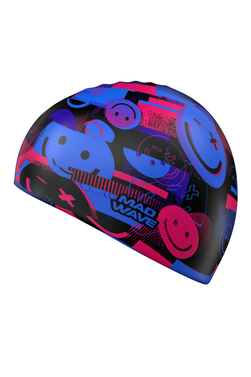 Силиконовая шапочка Mad Wave Smiles M0555 36 0 00W разноцветный