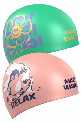 Силиконовая шапочка Mad Wave Reverse Relax M0554 37 0 00W Розовый