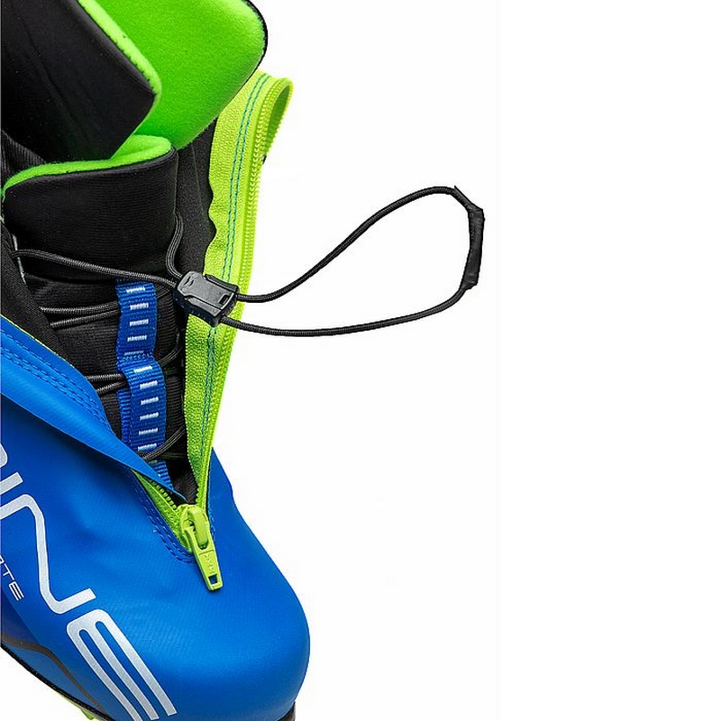 Лыжные ботинки NNN Spine Concept Skate PRO 297 синий\черный\салатовый