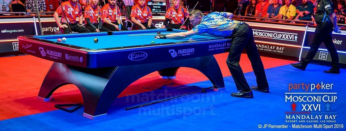 Стол/пул Rasson Billiard OX 8 ф (черный) с плитой 55.310.08.5