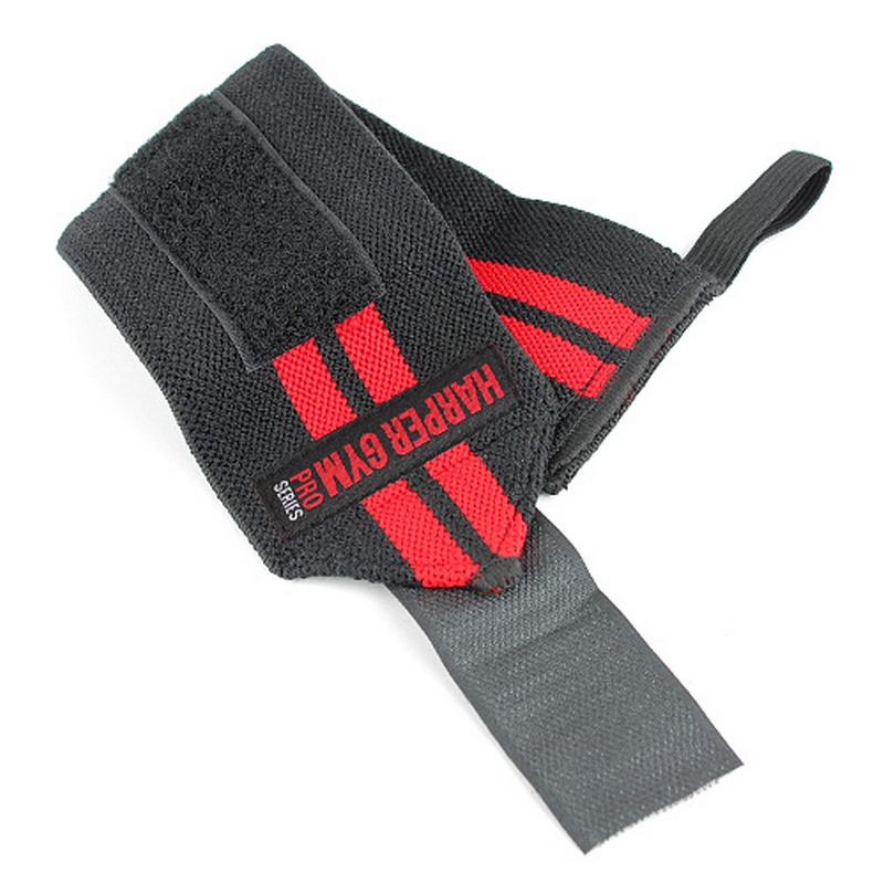 Суппорт запястья эластичный (пара) Harper Gym Pro Series NT50283 черный\красный
