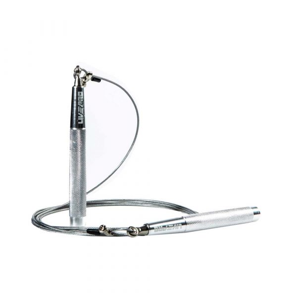 Скакалка 300см Live Pro Speed Jump Rope LP8283H серебристый, 300 гр