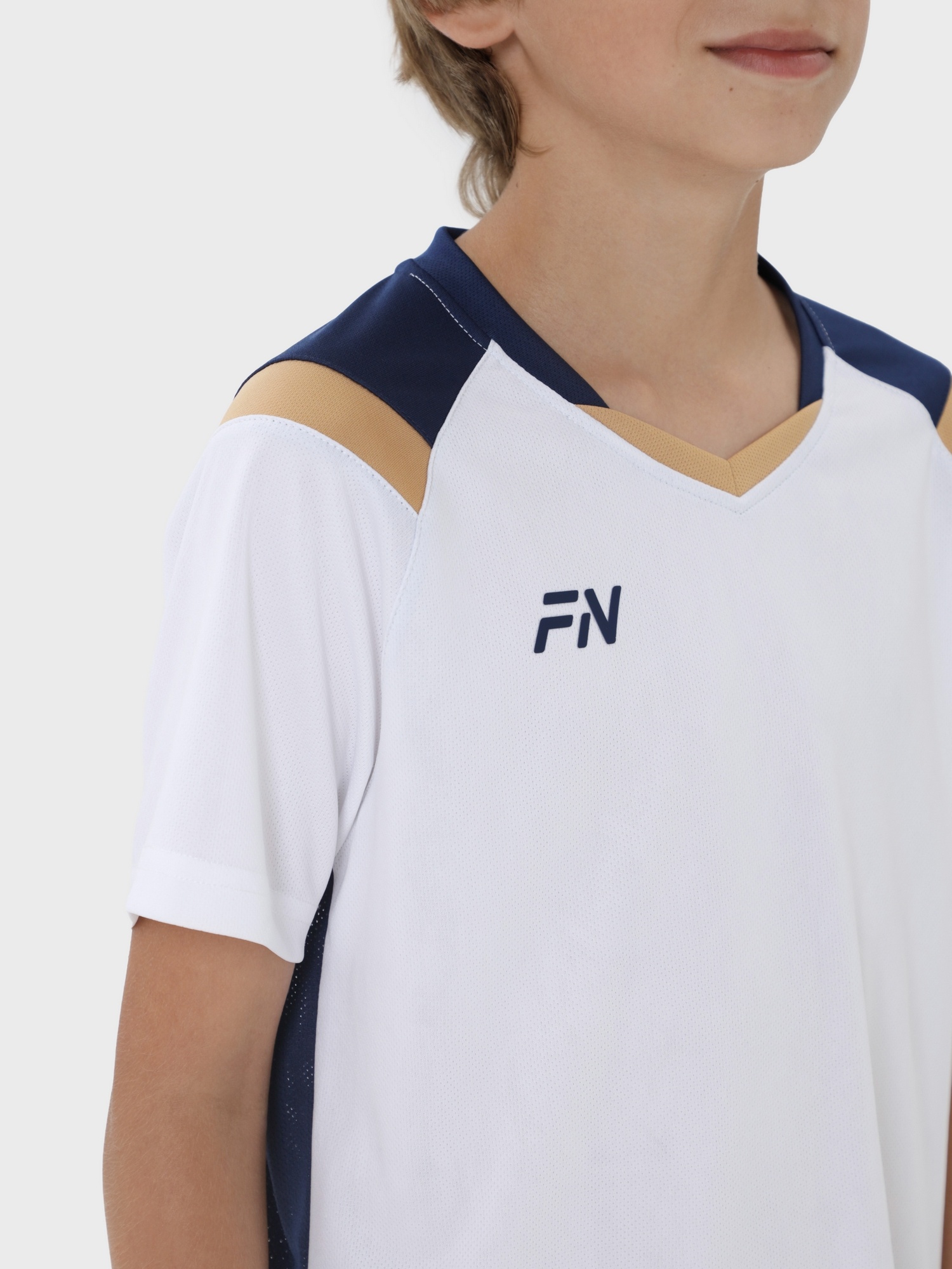 Детская футбольная форма FN Orbital Kid KFN4261019-104 White\Dark Blue