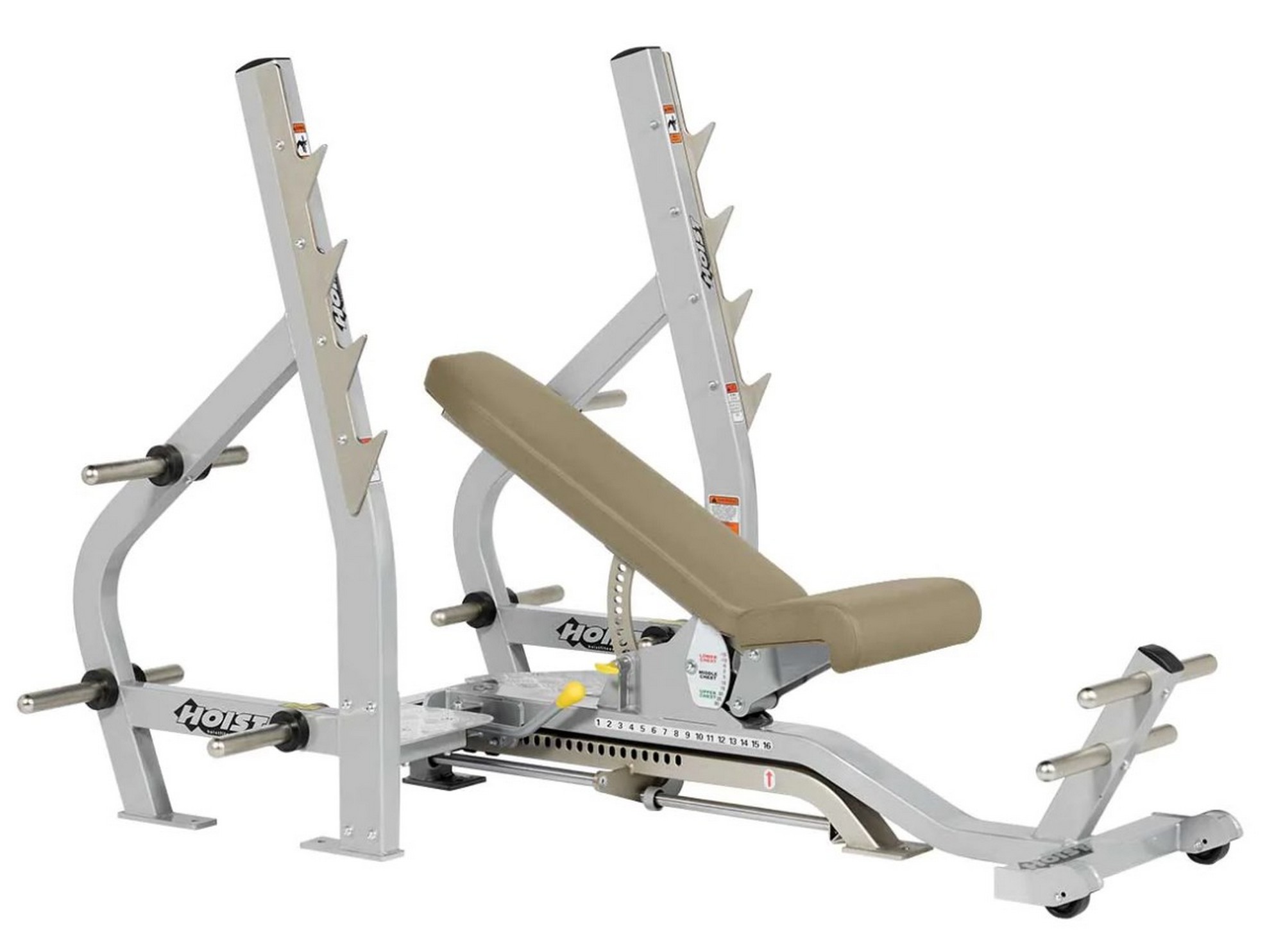 Олимпийская скамья с регулировкой наклона Hoist CF-2179 | Premium Fitness