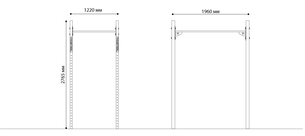 Функциональная рама YouSteel ФР-1100-1800-1