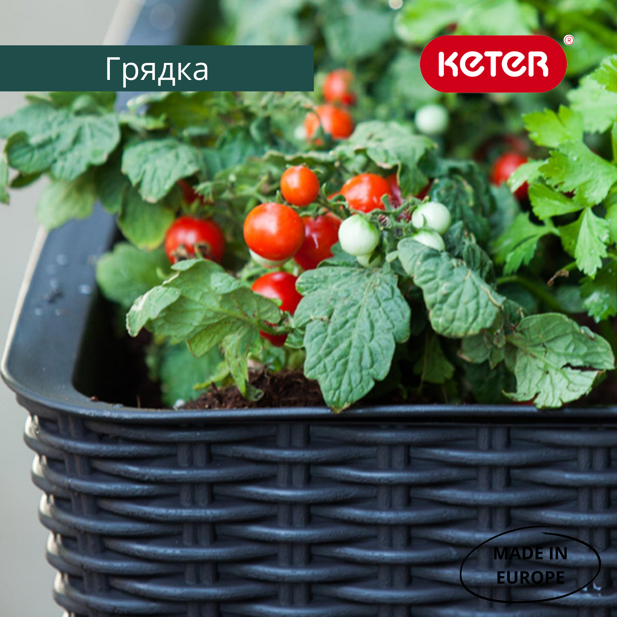 Грядка на ножках Графит EASY GROW