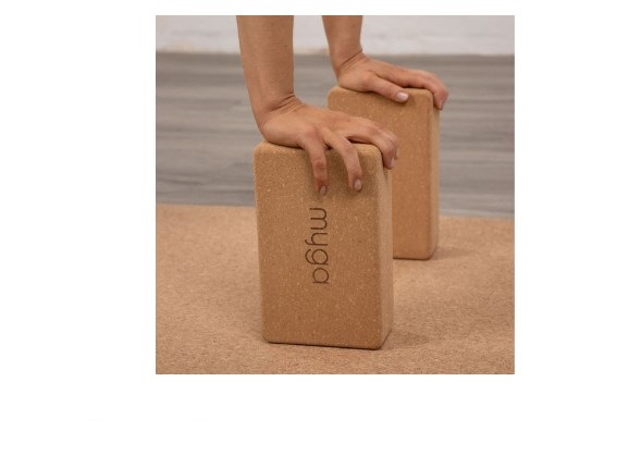 Блок для йоги Myga Cork Eco Brick Block RY1061