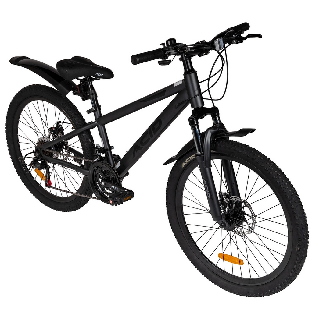 Велосипед 24" Acid F 400 D 2026 056285 Gray Flat\Black