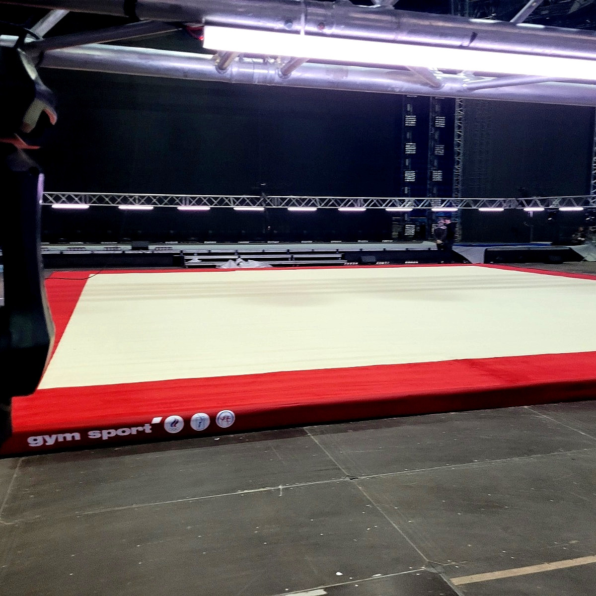 Ковер для спортивной гимнастики и акробатики GymSport STRONG PREMIUM RED 14x14