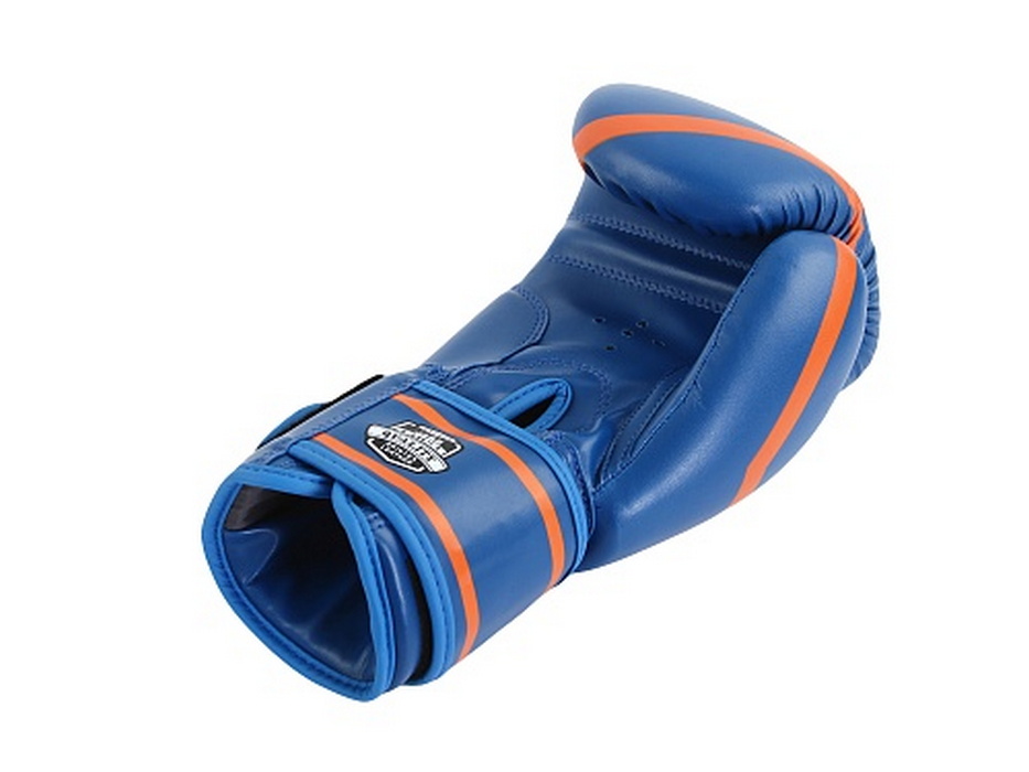 Боксерские перчатки Jabb JE-2015/Basic 25 синий 12oz