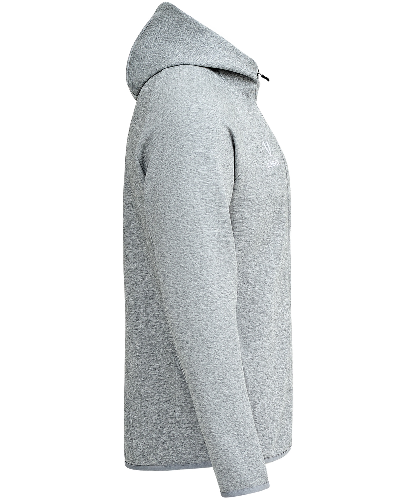 Худи на молнии Jogel ESSENTIAL Athlete Hooded FZ Jacket, серый