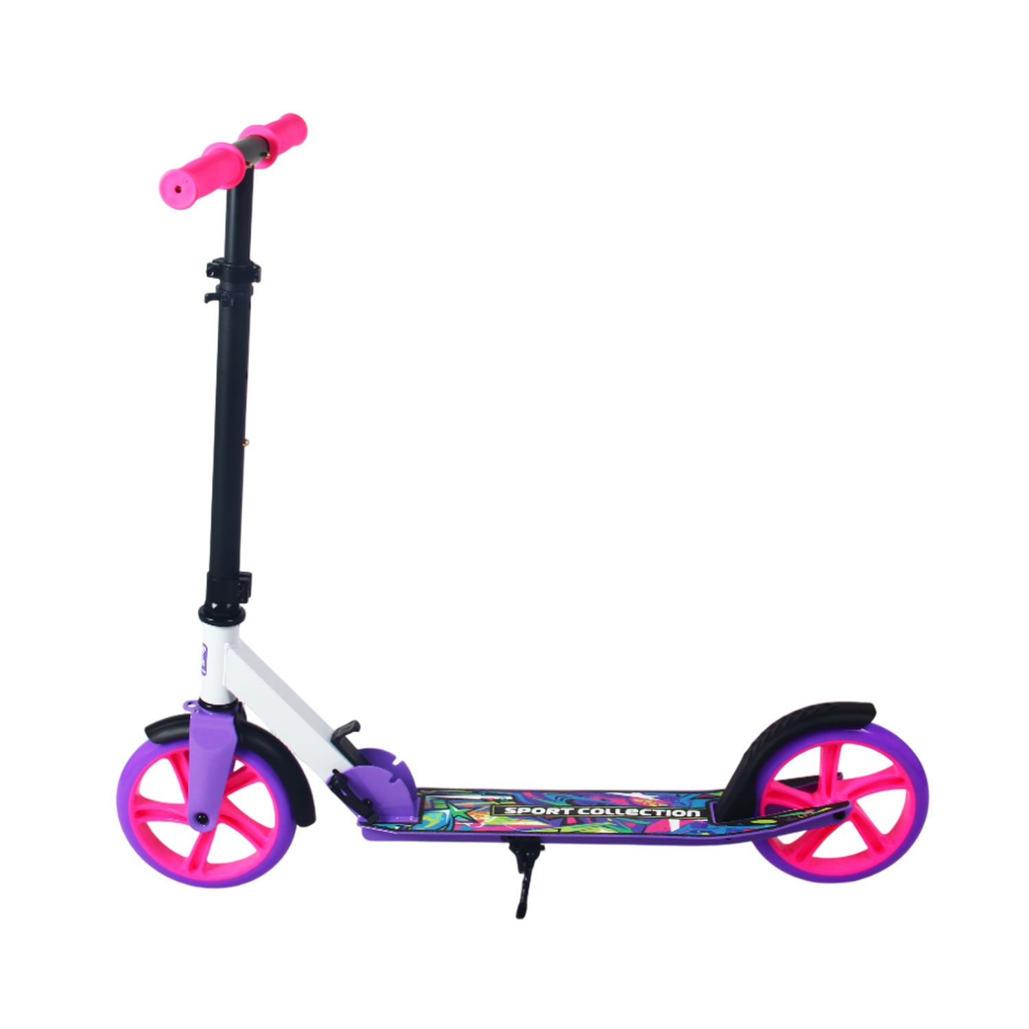 Самокат 200мм Sport Collection CK-SA200-3 violet (фонарь и наклейка в подарок)