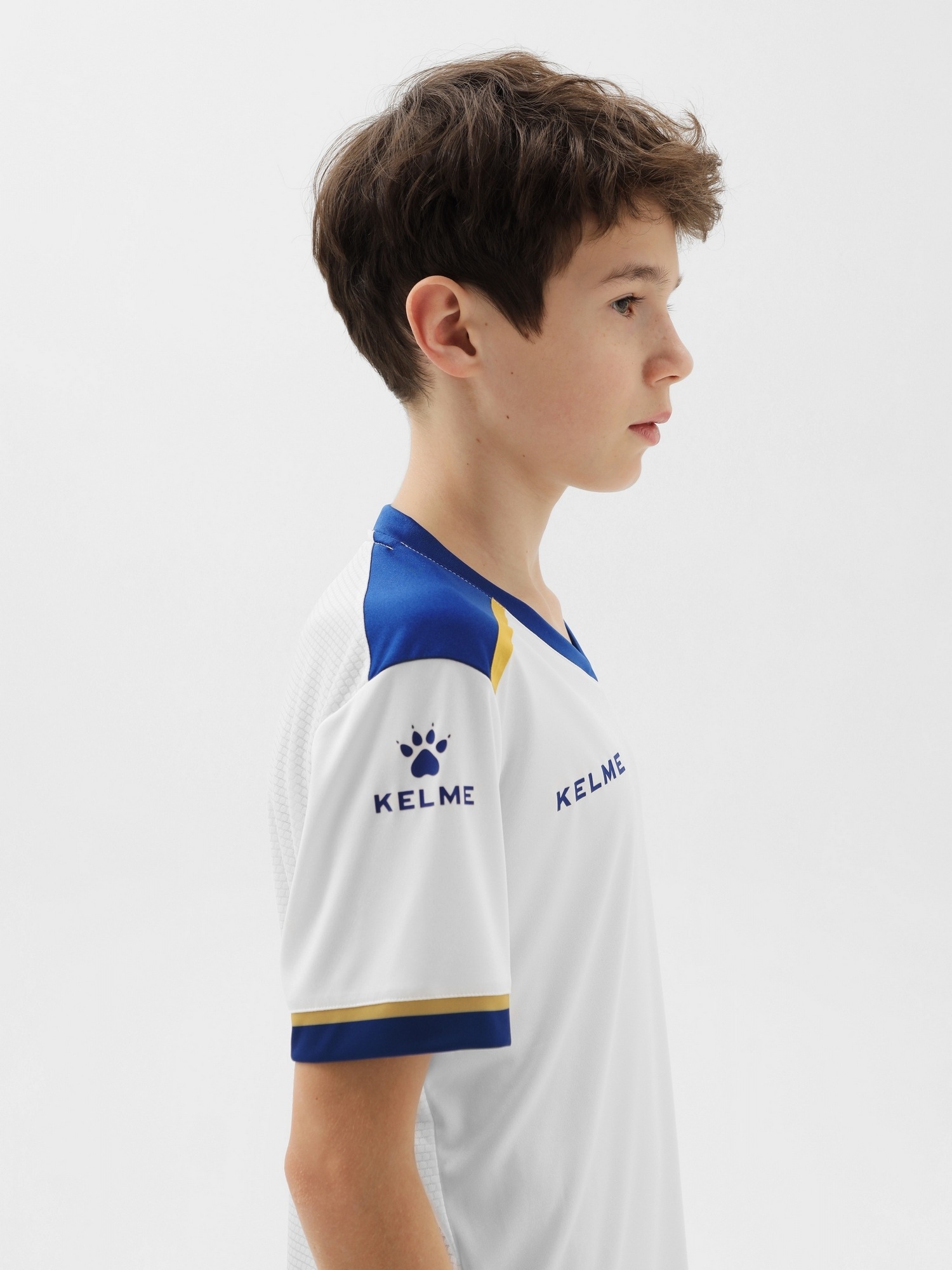Детская футбольная форма Kelme Football Suit 8351ZB3158-104 White\Blue