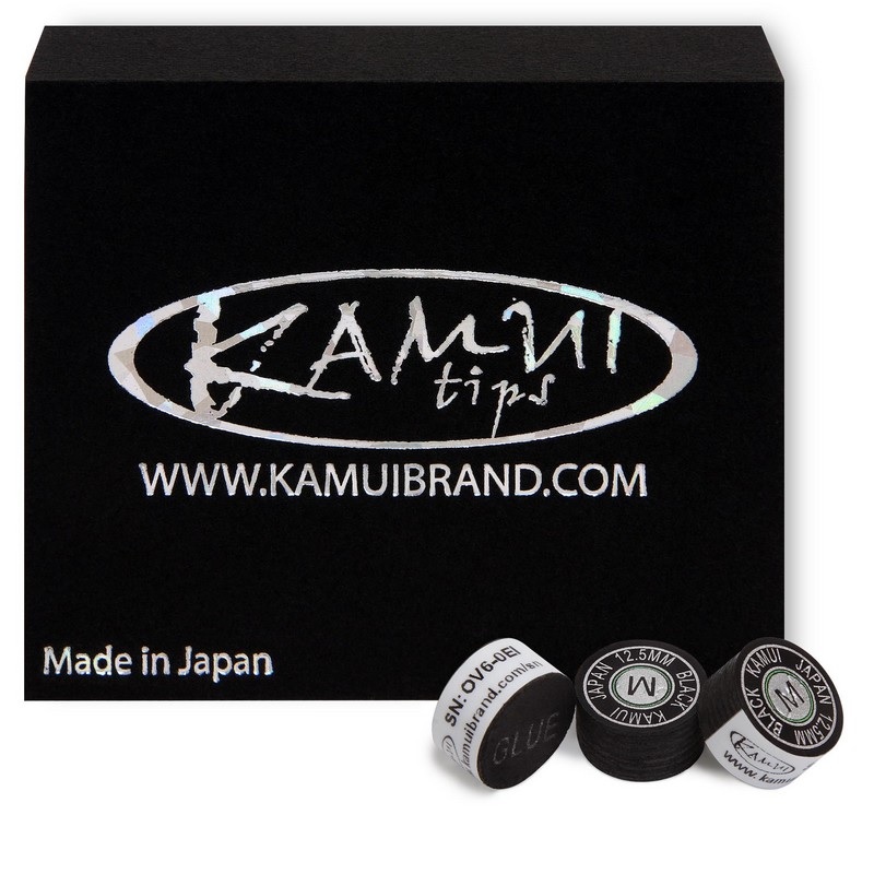Наклейка для кия Kamui Black d12,5мм Medium 1шт 05342