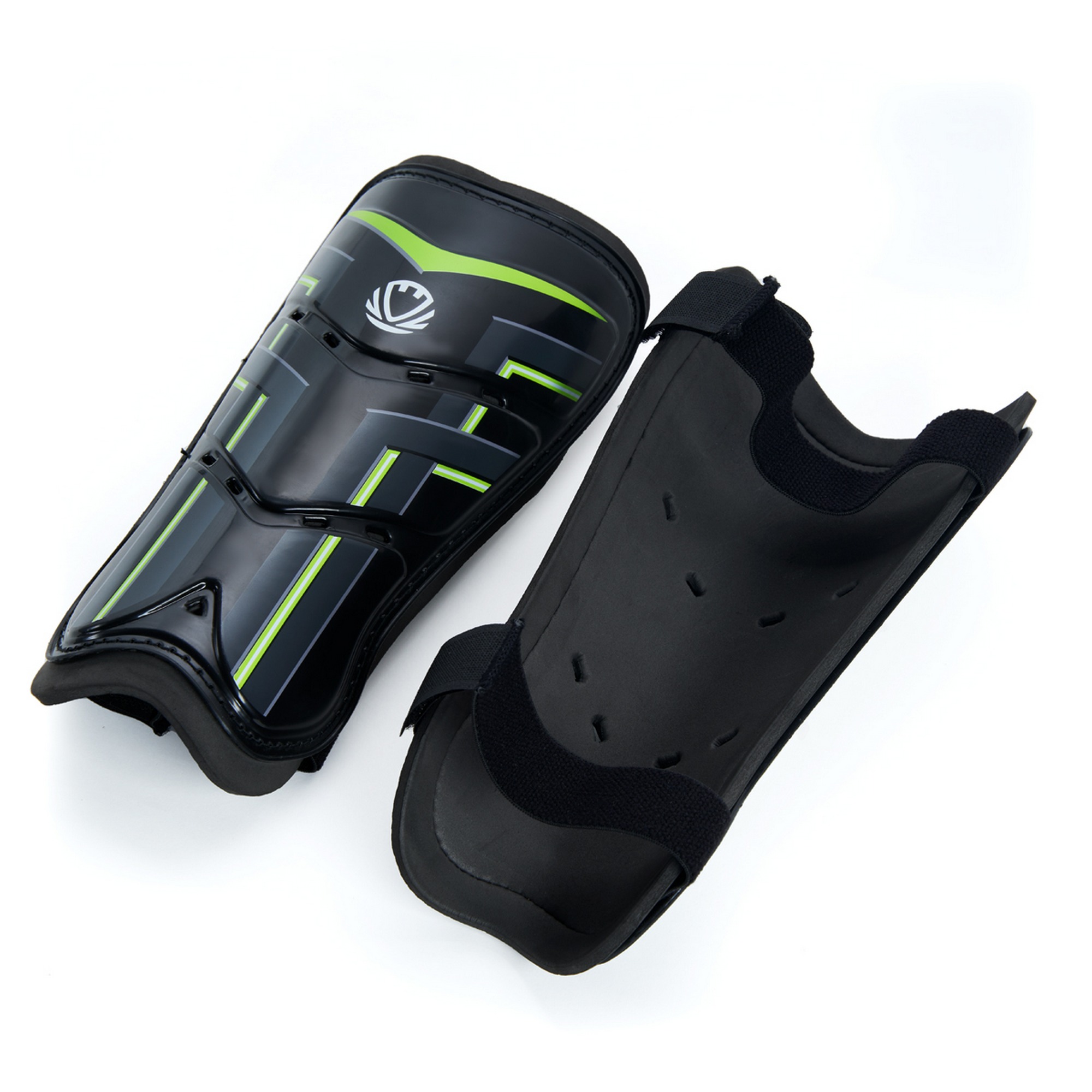 Щитки Torres Training FS2306 черно-салатовый