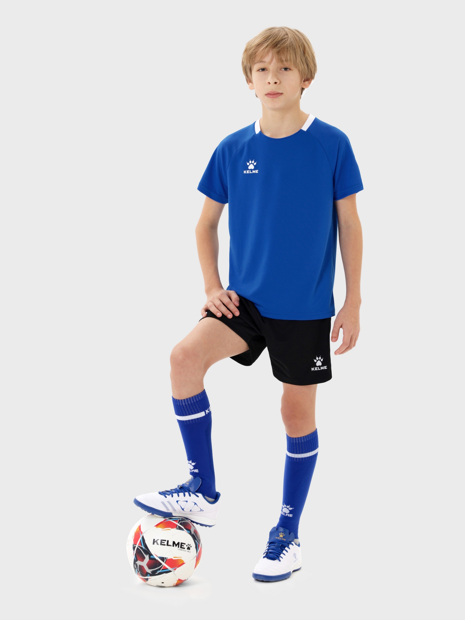 Детская футбольная форма Kelme Football Uniform Set 8451ZB3245-481 Blue