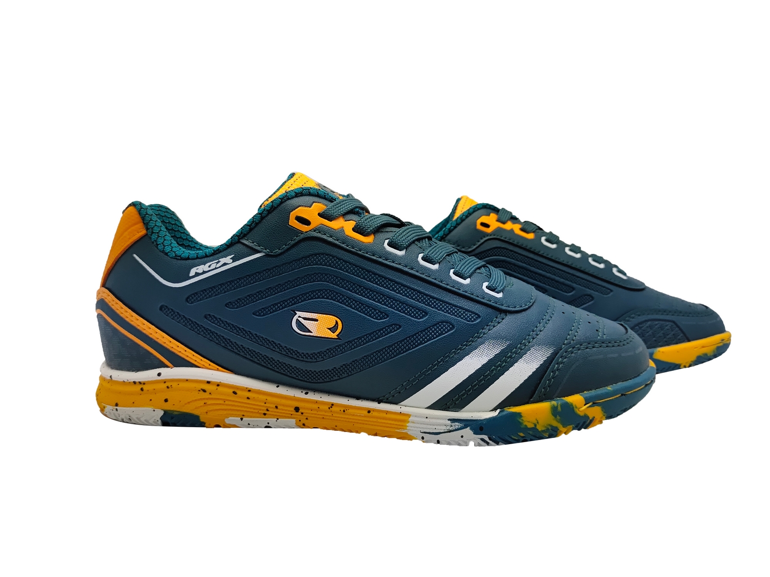 Бутсы зальные детские RGX SB-ZAL-051 Blue\Orange