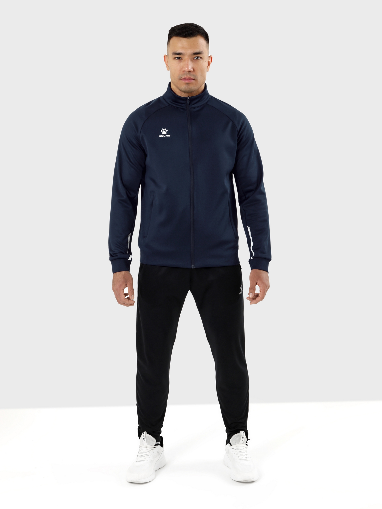 Олимпийка Kelme Knitted Jacket (plus Fleece) 7461WT1143-416 Dark Blue