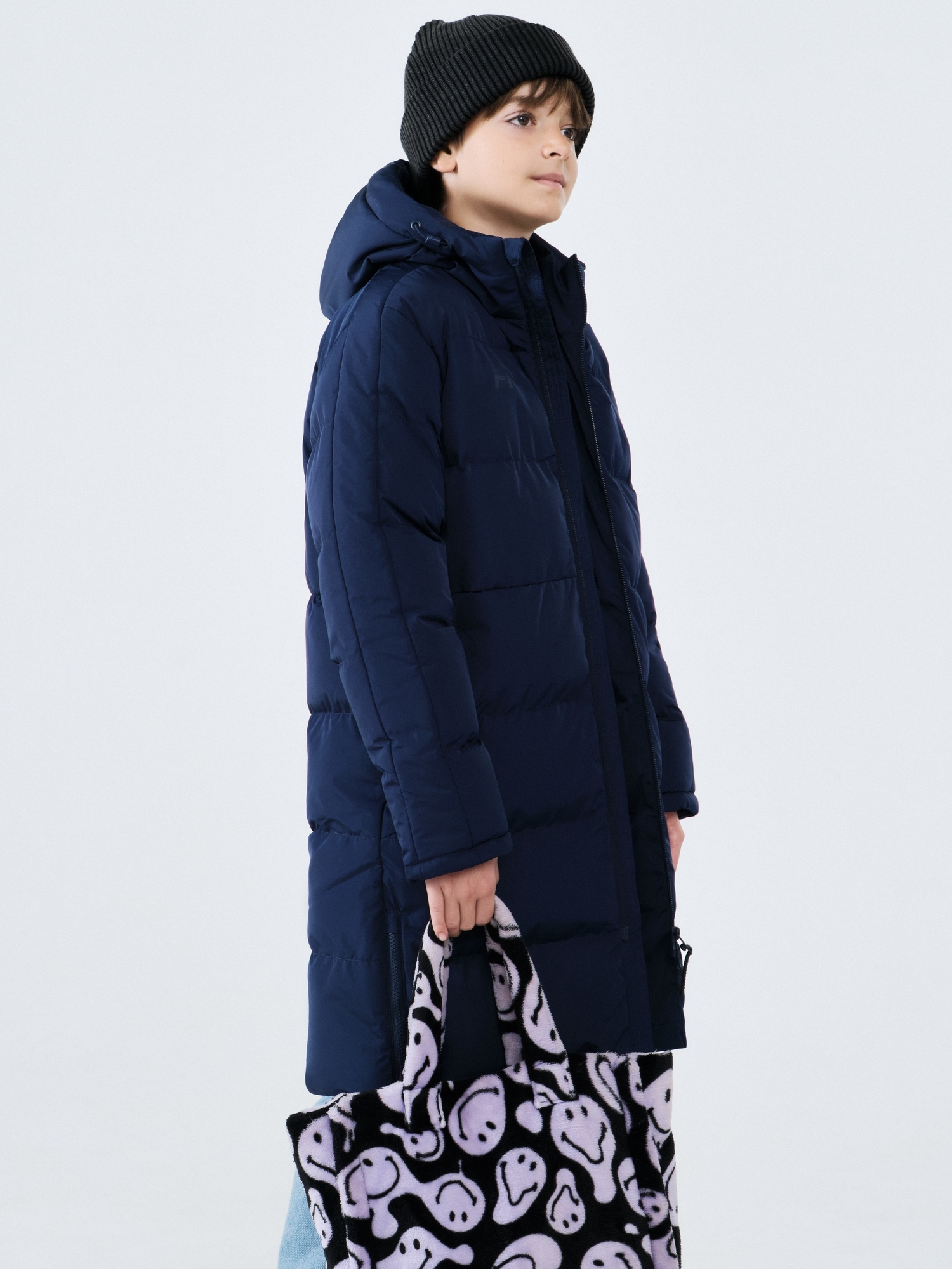 Детский пуховик FN Snowfall Long Kid KFN4201001-424 Dark Blue