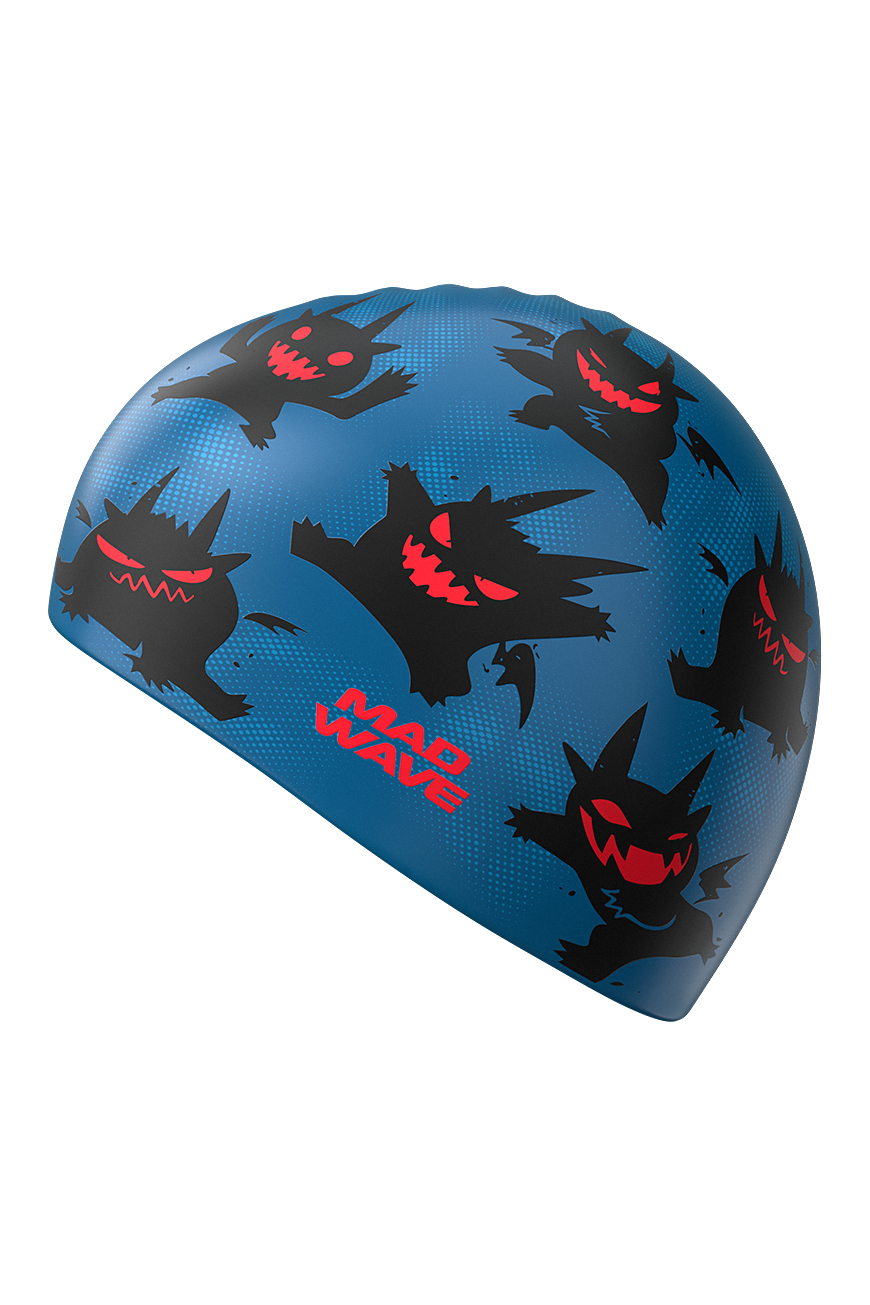Юниорская силиконовая шапочка Mad Wave Little devils M0575 16 0 00W синий