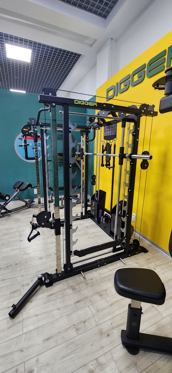 Мультикомплекс с 3d машиной Смита Hasttings Digger HD009-7 | Premium Fitness