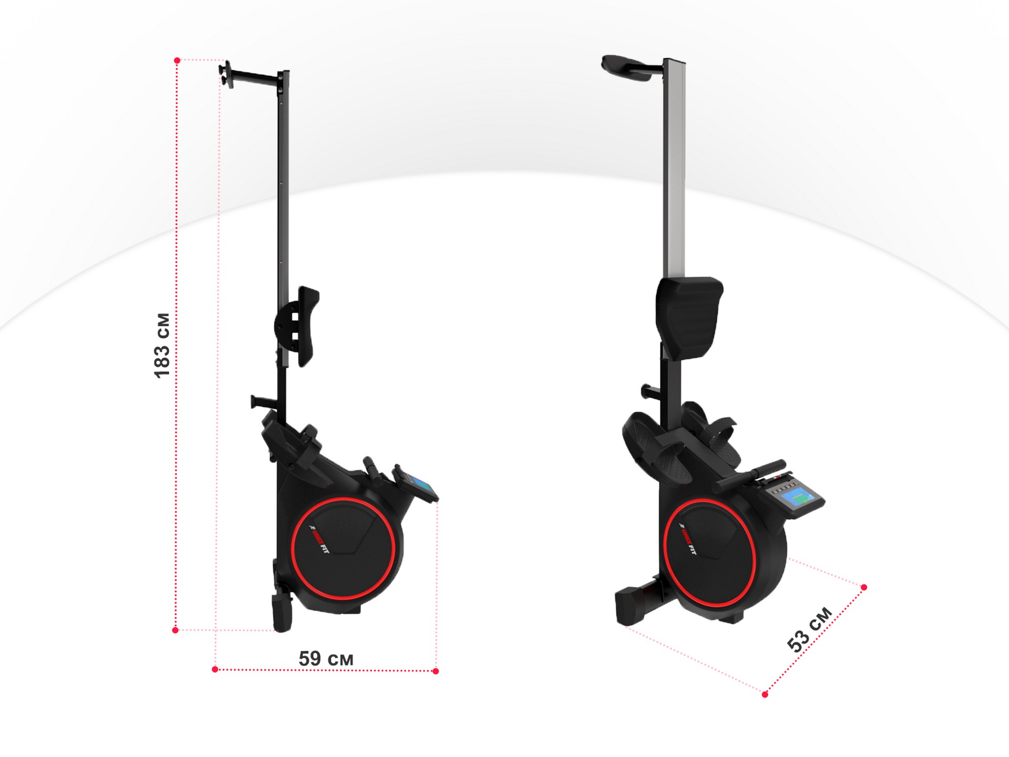 Гребной тренажер UnixFit Techno Rower 410E RMTF410E