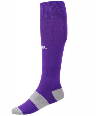 Гетры футбольные Jogel Camp Basic Socks, фиолетовый\серый\белый