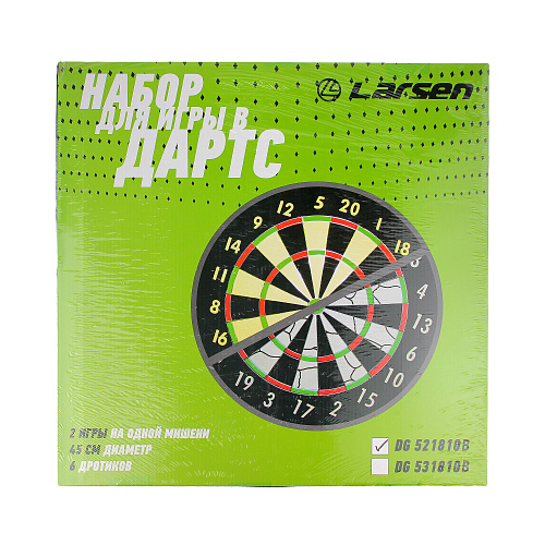 Набор для игры в дартс 45см Larsen DG521810B