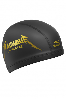 ПУ шапочка Mad Wave Swimstar M0585 06 0 01W черный