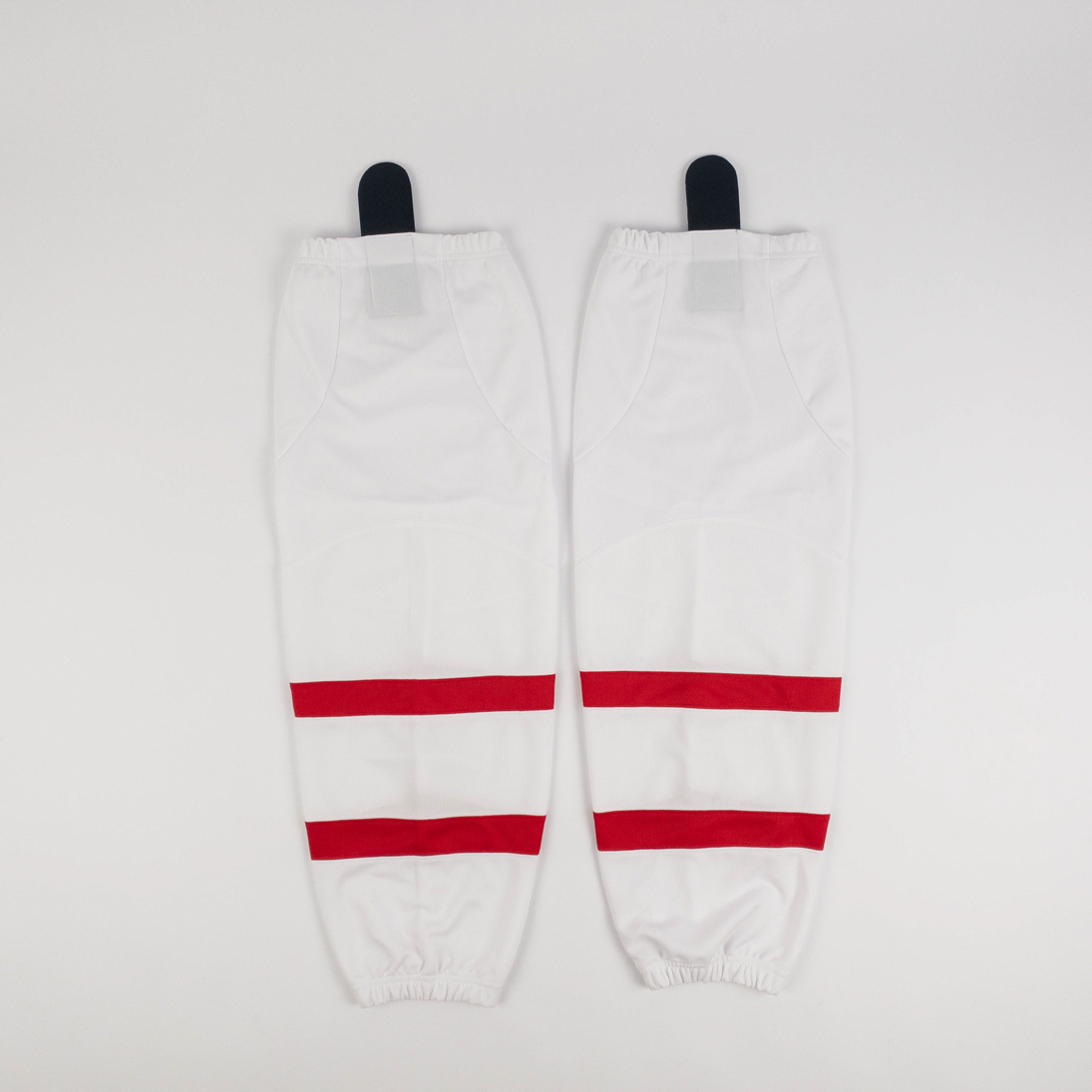 Гамаши хоккейные JR Mad Guy белый\красный